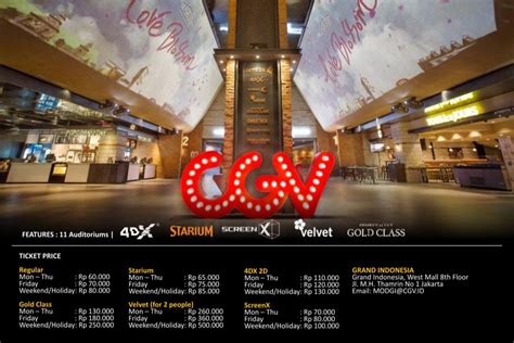 jadwal cgv gcm  Beberapa judul film menghiasi layar bioskop CGV Grage City Mall Cirebon pada hari ini